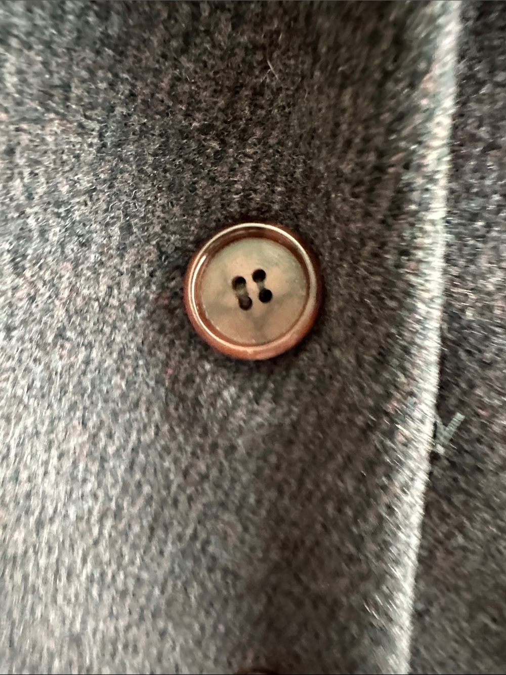 Pendleton Plum Heather Wool Coat - Picture 5 of 7